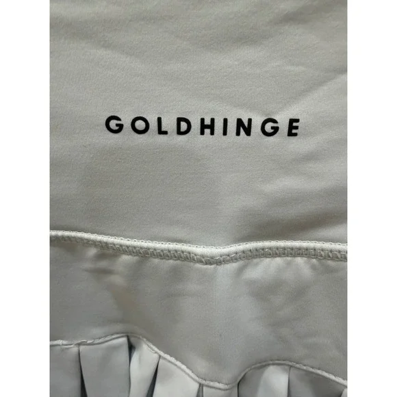 Goldhinge Pleated Tennis Skort Light Blue Athletic Skirt with Pockets Womens - Picture 2 of 8